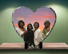 Custom Heart Photo Slate