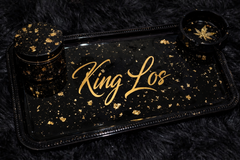 Luxury Resin Rolling Tray Set (5 piece)