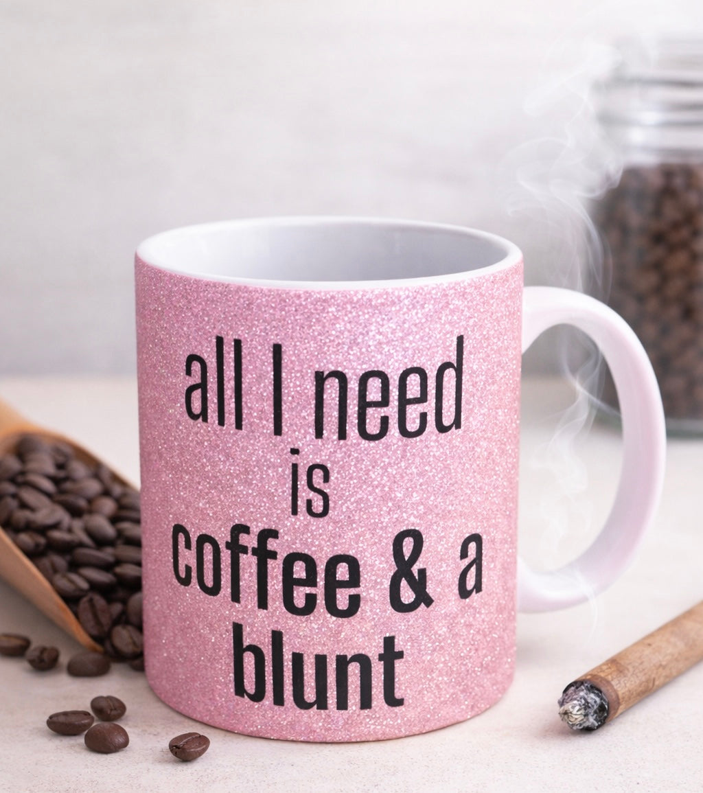 Custom Glitter Coffee Mug